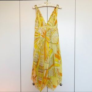 Emilio Pucci Silk Dress with Gold Hardware